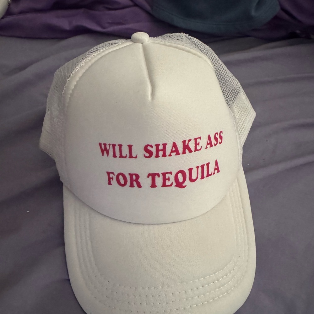 White and Pink Party Cap